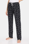 Rosaline Bloom Fest Knit Cotton Pyjama (Pack of 2) - Black Pink — thumbnail 8